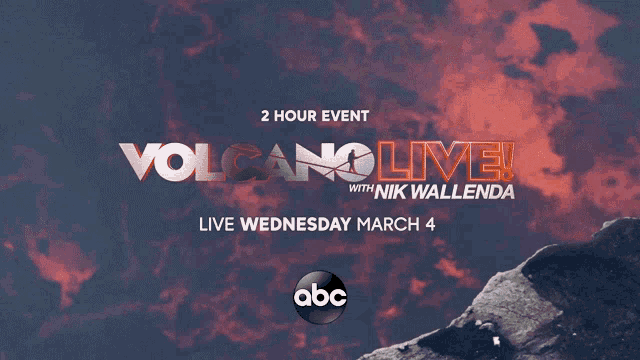 Volcano Live Volcano Live With Nik Wallenda GIF - Volcano Live Volcano Live With Nik Wallenda Tv Show GIFs