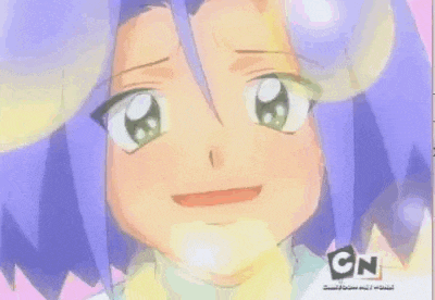 a close up of a cartoon character 's face with cn written in the corner .