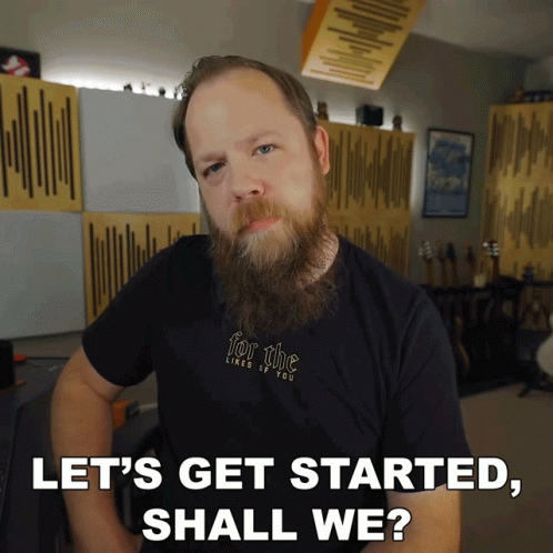 Lets Get Started Shall We Riffs Beards Gear GIF - Lets Get Started Shall We Riffs Beards Gear Fluff GIFs