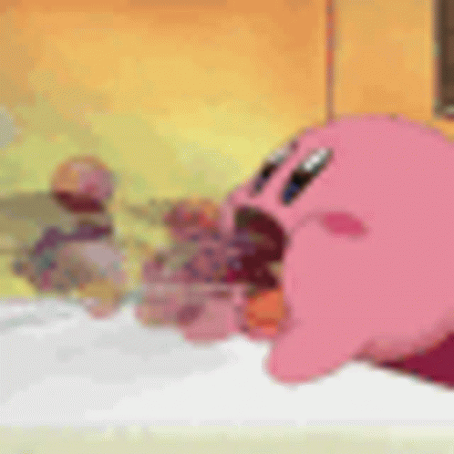 Kirby Food GIF - Kirby Food Inhale GIFs