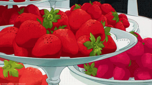 Strawberry Anime GIF - Strawberry Anime Strawberry Anime GIFs