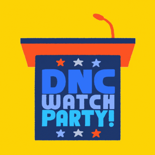 Dnc Democratic National Convention GIF - Dnc Democratic National Convention Dnc Watch Party GIFs