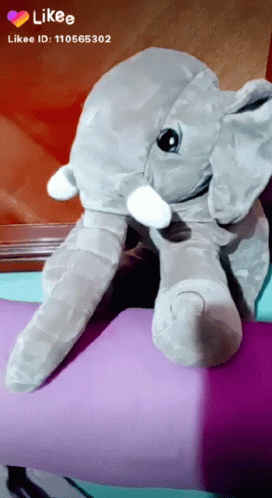 Likee Elephant GIF - Likee Elephant Stuffed Toy GIFs