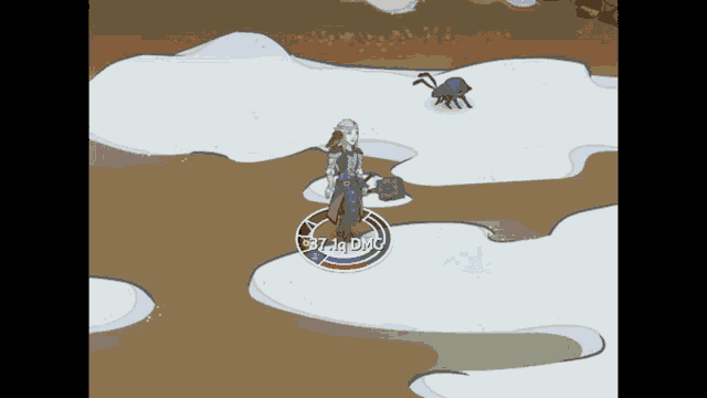a screenshot of a video game shows a purple monster with wings holding coins