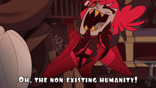 Hazbin Hotel Alastor GIF - Hazbin Hotel Alastor Oh The Humanity GIFs