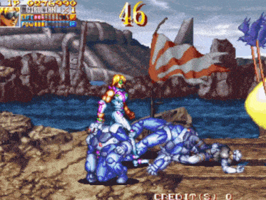 a video game with a score of 46 points