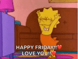 Lisa Simpson Friday GIF - Lisa Simpson Friday The Simpsons GIFs
