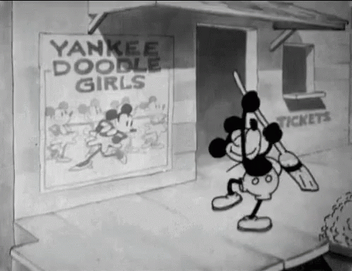 Sweep Mickey Mouse GIF - Sweep Mickey Mouse Cleaning GIFs