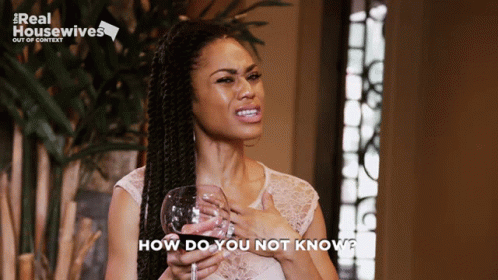 Monique Rhop Not Know How Do You Not Know GIF - Monique Rhop Not Know How Do You Not Know Monique Samuels GIFs