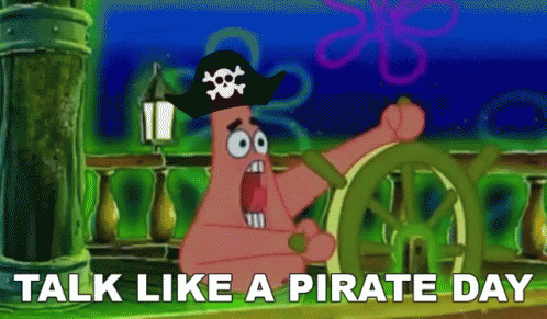 Talk Like A Pirate Day Arrr GIF - Talk Like A Pirate Day Pirate Day Arrr GIFs