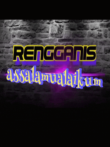 a brick wall with the words rengganis assalamualaikum