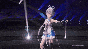 Luo Tianyi Vocaloid GIF - Luo Tianyi Vocaloid 66ccff GIFs