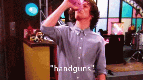 Harry Styles Icarly GIF - Harry Styles Icarly Handguns GIFs