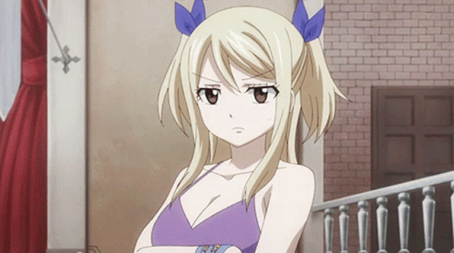 Fairy Tail Thinking GIF - Fairy Tail Thinking Lets See GIFs