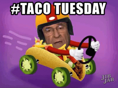 Taco Tuesday Happy GIF - Taco Tuesday Happy Driving GIFs