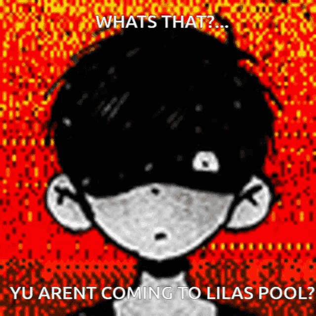 a black and white drawing of a boy with the words " whats that " on the bottom