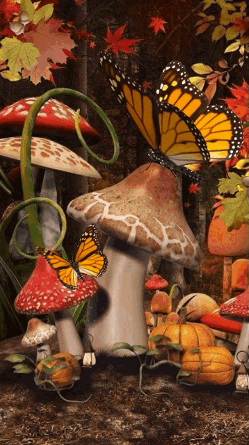 Butterflies Butterfly GIF - Butterflies Butterfly Magical Forest GIFs