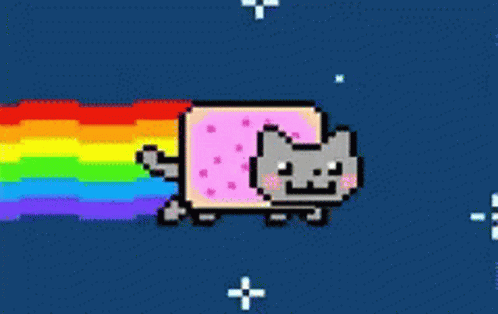 Rainbow Cat Rainbow GIF - Rainbow Cat Rainbow Cat GIFs