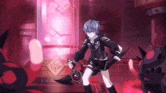 a cartoon character holding a sword and a sign that says ' a ' on it
