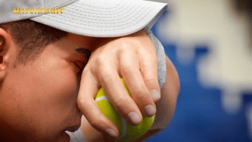Matchpoint Matchpoint Tennis Championships GIF - Matchpoint Matchpoint Tennis Championships Sweat Wiping GIFs