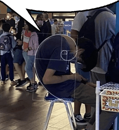 a man sits on a chair in front of a speech bubble that says ' welcome '