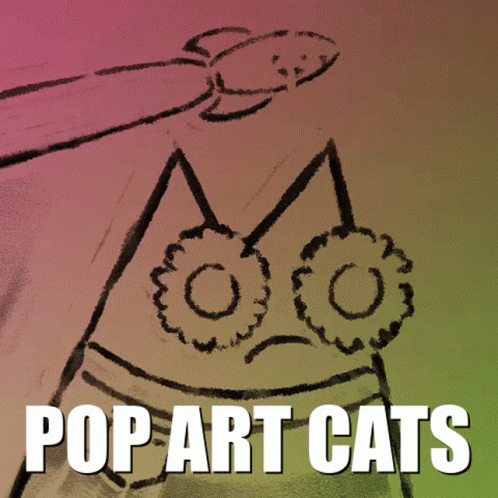 Pop Art Cats Matt Chessco GIF - Pop Art Cats Matt Chessco Nft GIFs