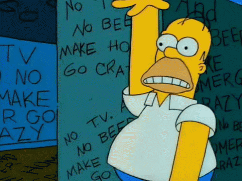 No Beer, No Tv, All Crazy GIF - Homer Nobeer Notv GIFs