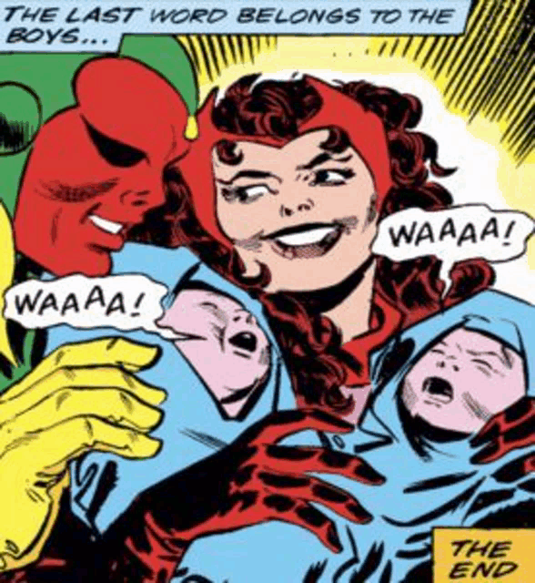 the last word belongs to the boys in a comic book scene