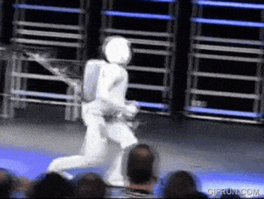 a gif from gifrun.com shows a fencing match