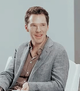 Benedict Cumberbatch Laughing GIF - Benedict Cumberbatch Laughing Talking GIFs