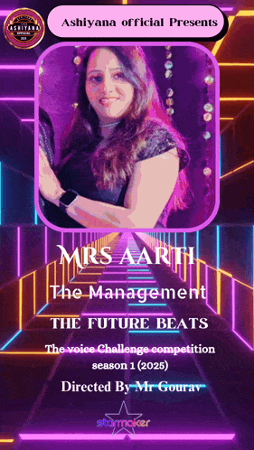 mrs aarti the management the future beats poster