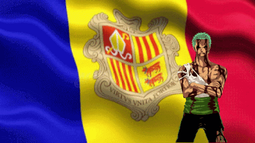 Andorra Flag Anime GIF - Andorra Flag Anime Anime GIFs