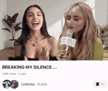 breaking my silence is the title of the video shown