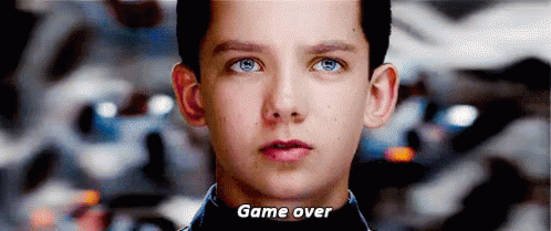 Game Over- Game GIF - Game Game Over Enders Game GIFs