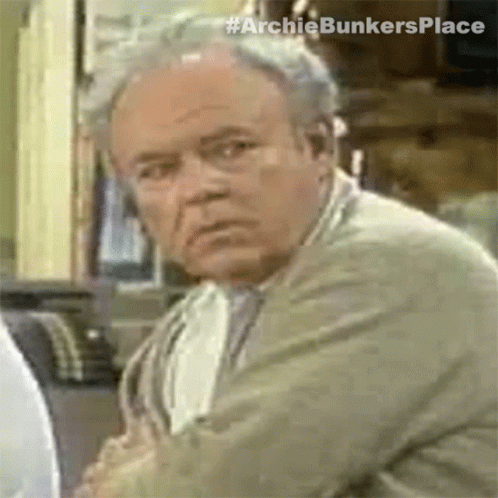 No Archie Bunker GIF - No Archie Bunker Archie Bunkers Place GIFs