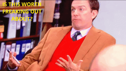 Freaking Out Andy Bernard GIF - Freaking Out Andy Bernard The Office GIFs