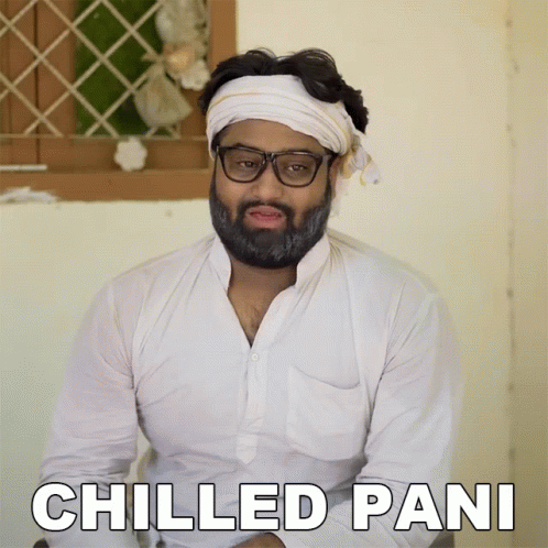 Chilled Pani Dc GIF - Chilled Pani Dc Amit Khatana GIFs