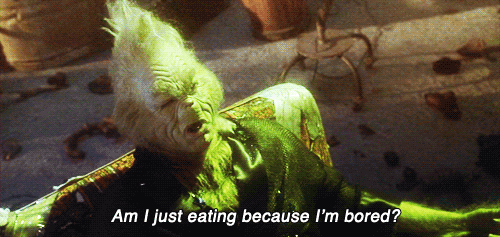 Am I Just Eating Because I'M Bored? GIF - The Grinch Bored Eating GIFs