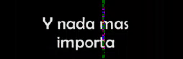 a black background with the words y nada mas importa