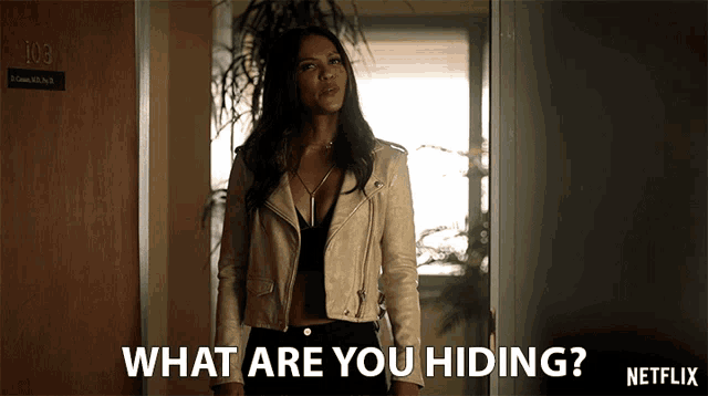 What Are You Hiding Lesley Ann Brandt GIF - What Are You Hiding Lesley Ann Brandt Mazikeen GIFs