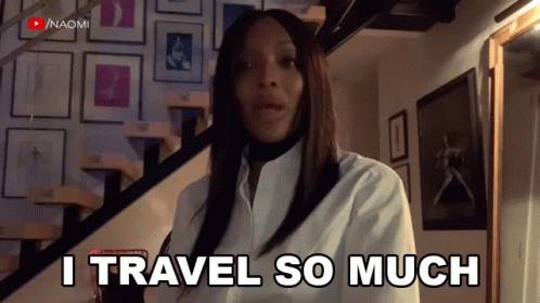 I Travel So Much Naomi Campbell GIF - I Travel So Much Naomi Campbell Being Naomi GIFs