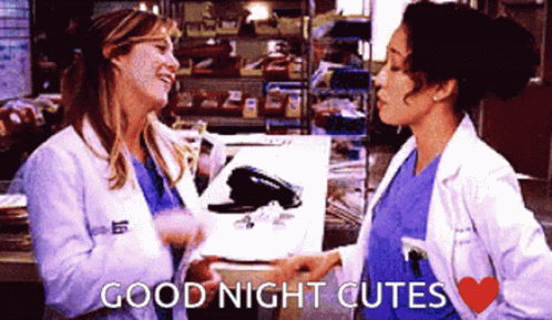 Greys Anatomy Greys Anatomy Good Night GIF - Greys Anatomy Greys Anatomy Good Night Cutes Good Night GIFs