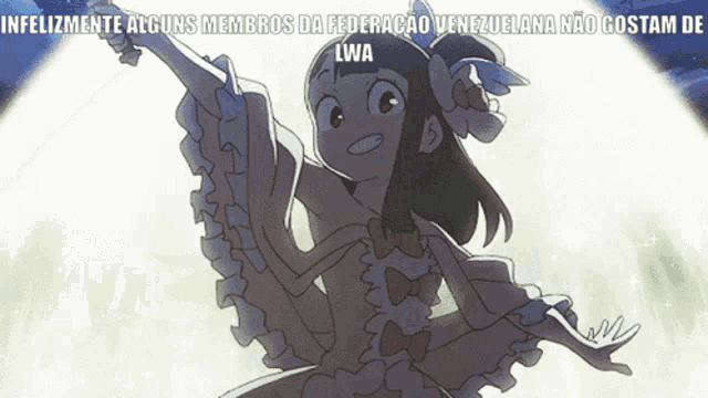 a drawing of a girl with a flower in her hair and the words infelizmente alguns membros da federacao