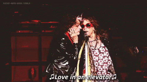 Aerosmith GIF - Aerosmith Love In An Elevator Toxic Twins GIFs