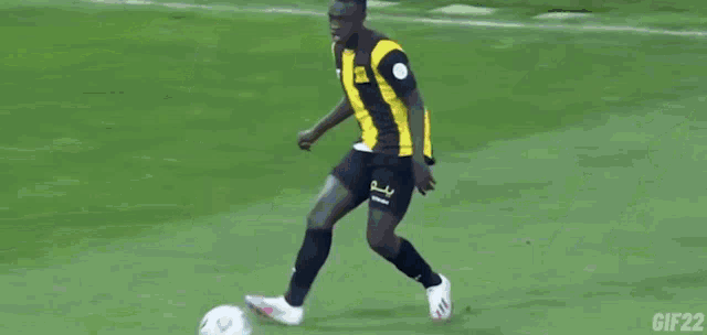a soccer player with the number 8 on his shirt