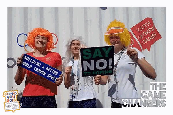 Say No To Doping Building A Better World GIF - Say No To Doping Building A Better World Dancing GIFs