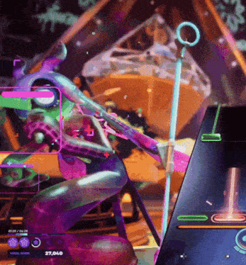 a video game screen shows a score of 27,040