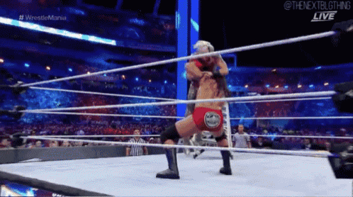 a wrestling match is being broadcast live on the nextbigthing website