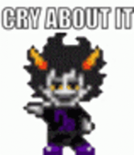 Cry About It Gamzee GIF - Cry About It Gamzee Homestuck GIFs