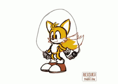 Sonic Tails GIF - Sonic Tails Jump Rope GIFs